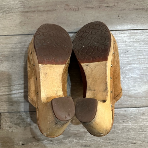 UGG Wooden Leather Clogs - Picture 6 of 7